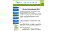 Desktop Screenshot of effective-skin-treatment.com