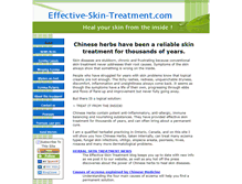 Tablet Screenshot of effective-skin-treatment.com